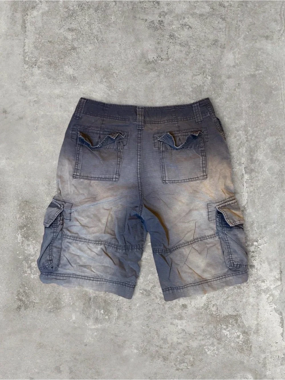 Mossimo Supply Co. Men's Faded Gray Cargo Shorts